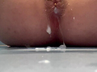 Asian ass with cumshots