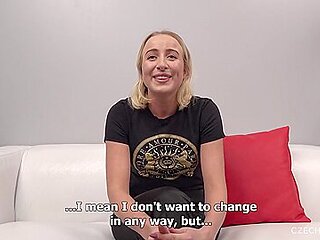 Blonde Beauty At Casting - Gianna Ray