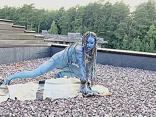 Avatar Monika Foxxx Has Fun With Big Dildos In Nature