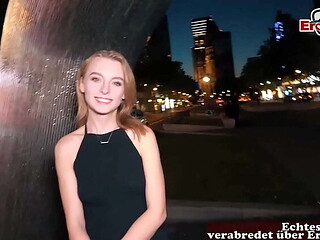 Skinny German Teen with Small Tits Fucks on a Hot Date