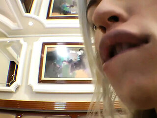 Lesbian Domination Kissing - Hot Blonde & Brunette Girls with Big Tits