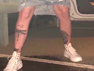 Golden Shower on a Public Street