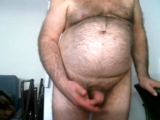 Coach Karl Rubs and Strokes During a Live Cam Show