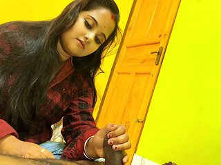 My Indian Real Step Sister Give Me Handjob And Blowjob