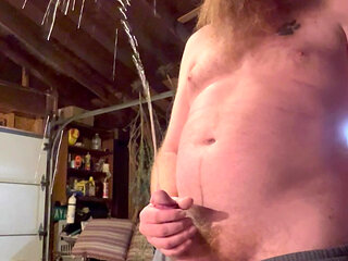 Piss Jacking with Cum Fountain