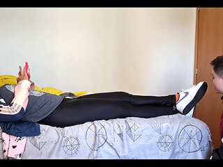 Goddess Kiffa Is Relaxing in Bed
