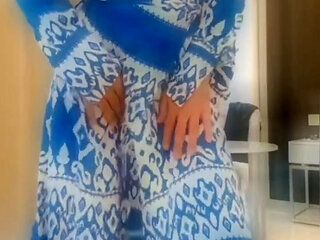 Blue and White