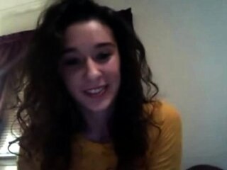 Shy Girl with Big Tits Masturbates on Webcam