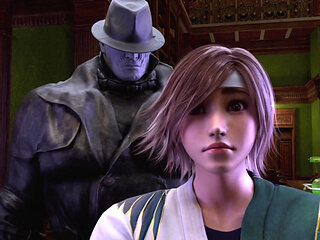 Naughty ASUKA Gets Roughly Punished in the Library by MR. X (Exclusive Sex Anime)