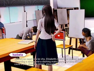 Waifu Academy - Isabela Bianchi Porn Collection. Nude Scenes Porn Game Play