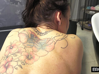 He Watches His Stepmother Take a Shower