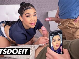 Hd video with aphrodisiac Jason Carrera and Yeri Blue from LetsDoeIt