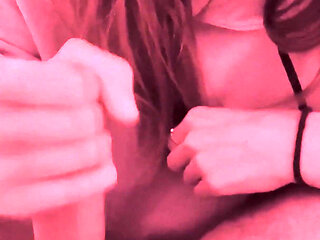 I'm Sucking My Friend's Husband's Whole Cock While She and Her Husband Watch Us Having Fun