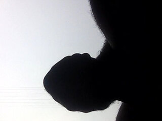 Handsome mature chubby with big fat masturbating against the light for you guys