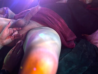 I Had to Clean His Cock with a Secret Handjob