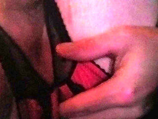 Love to dress up in panties and stockings. Full dress play to finish