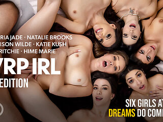 Six Girls At Once? Hottest Orgy Ever from Virtual Real Porn