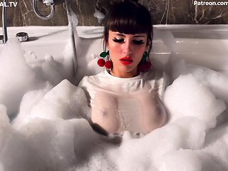 Beautiful brunette in sexy solo fingering masturbation 1 wmv