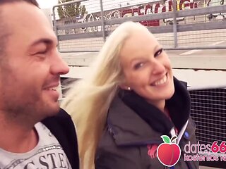 Naughty In Public: Guy Fucks 2 Milfs In The Middle Of The City