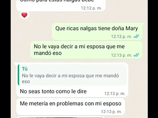 VOLVIO DO&Ntilde_A MARI Y ME MANDA MENSAJE QUE ME LA COJA DE NUEVO TREMENDA MILF