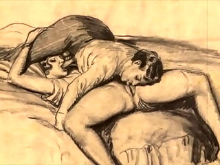 vintage erotic drawings