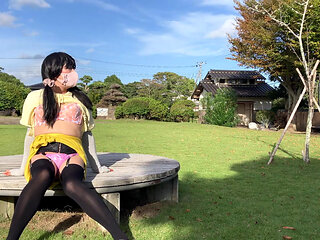 Exposure walk with a big in the park