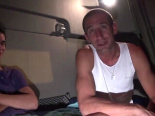 Twink fucked by XXL cock in a truck