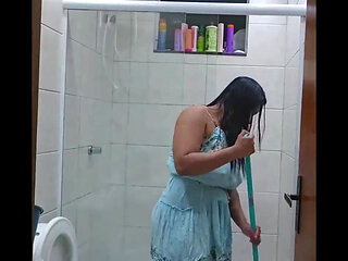 Dad Made Me Clean the Bathroom While Watch