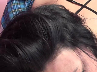 Lizzie Daniels and Karma Blayze Blow an Old Dude