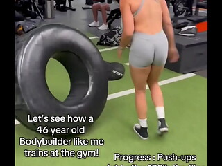 Let&rsquo_s see how a 46 year old Bodybuilder like me trains at the gym !EFC Evans Fitness ClubGeorgia Outfit bom ...