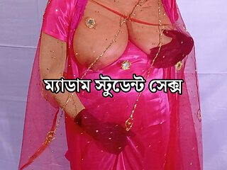 Beautiful madam having sex with student