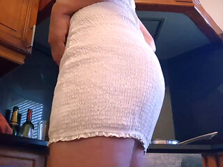 Nice Close up Femboy Ass in Lingerie