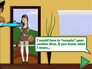 Cookie scout - Taste testing some cookies and getting some milk