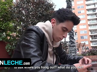 18 Year Old Straight Amateur Nate Wayne Takes Cock From Behind For A First Time - Latin Leche
