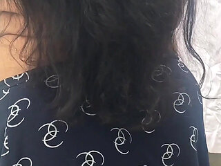 India Woman in Skirt Getting Naked