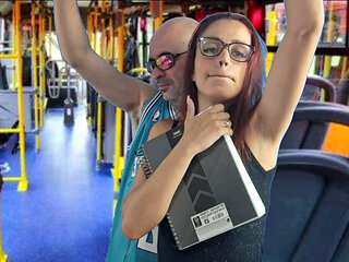 It happened on the public train! A stranger penetrated me from behind!!