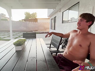 Pool House Threesome Dick Down Featuring Rome Major, Tyler, &amp_ Josie Jaxxon