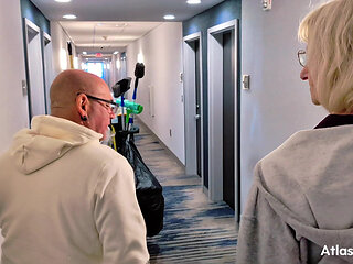 GILF Squirts and Gets Creampied