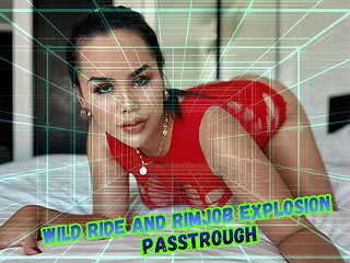 Busty Asian MILF's Wild Ride and Rimjob Explosion passtrough
