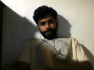 Big-Cock Indian Guy Jerks Off on Webcam