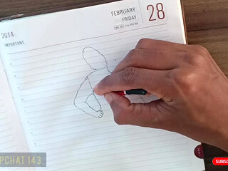 Komal was with the teacher for the exam but her mood changed.