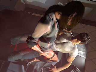 Foxy Asian Girl Standing Fuck in a Hotel Room