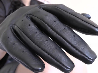 Black Leather Gloves-the Scent of Leather Turns You on so Much, Lady Victoria Valente