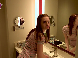 Vacation Creampie with Stepdaughter