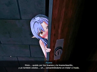 Sao Ntr Online 2: Asuna tiene sexo con el gordo de inoda mientras yo lo doy todo por protegerla...... parte 5 Esp