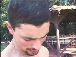 Latina shemale fucked by straight twink