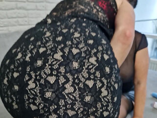 Wanilianna and Devon encounter in the fancy apartment