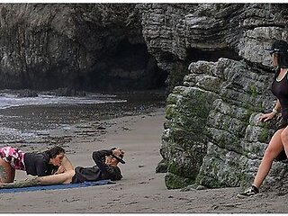 Playing With Myself Watching Hot Couple Fuck On The Beach