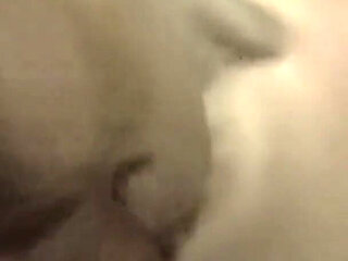 Lila at the glory hole