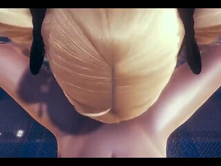 Genshin Impact Hentai - POV Fischl Blowjob and Cum at Her Face - Japanese Asian Manga Anime Game Porn